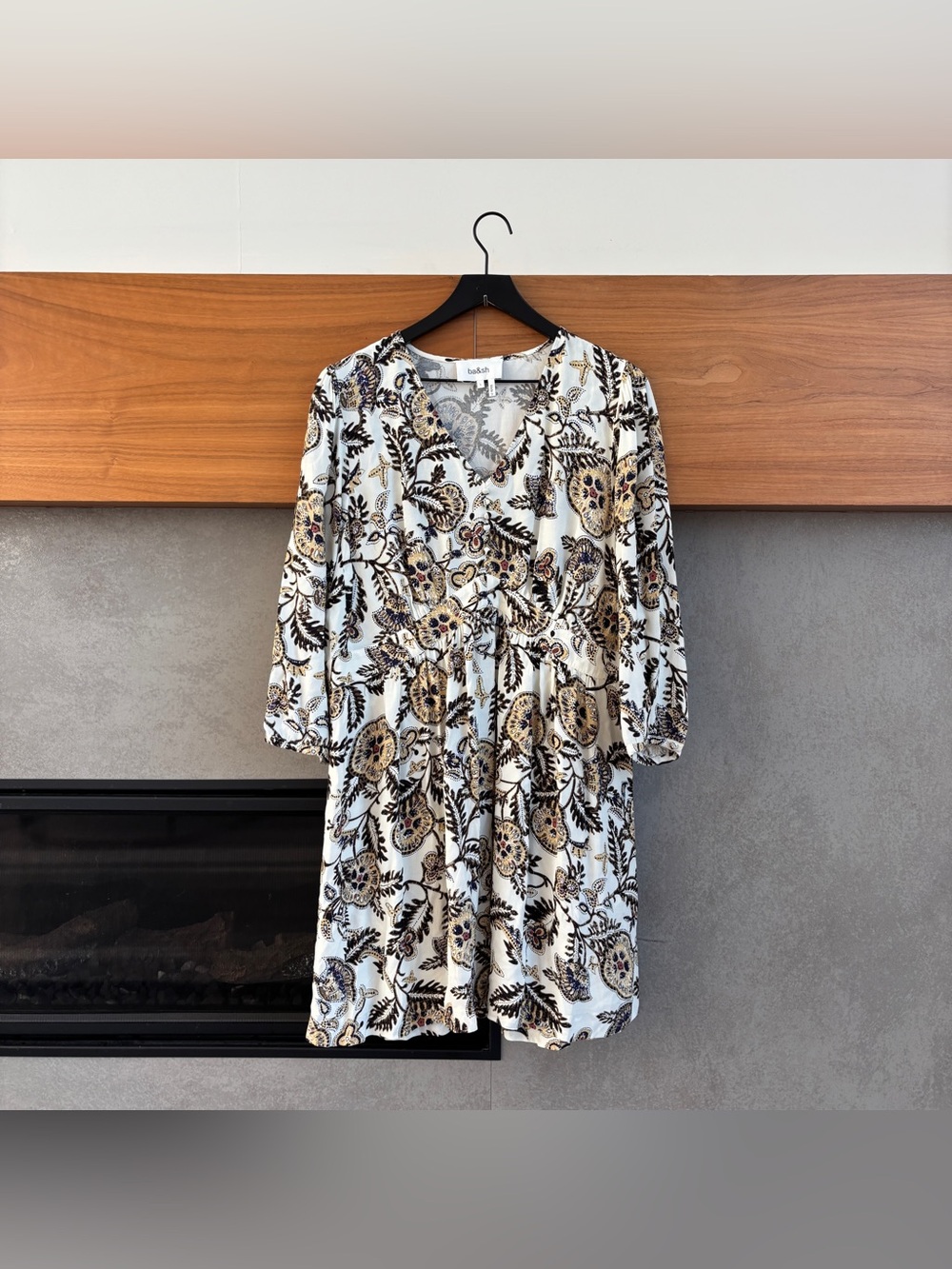 Ba&Sh Volver Robe Dress, Size L - Picture 2 of 13
